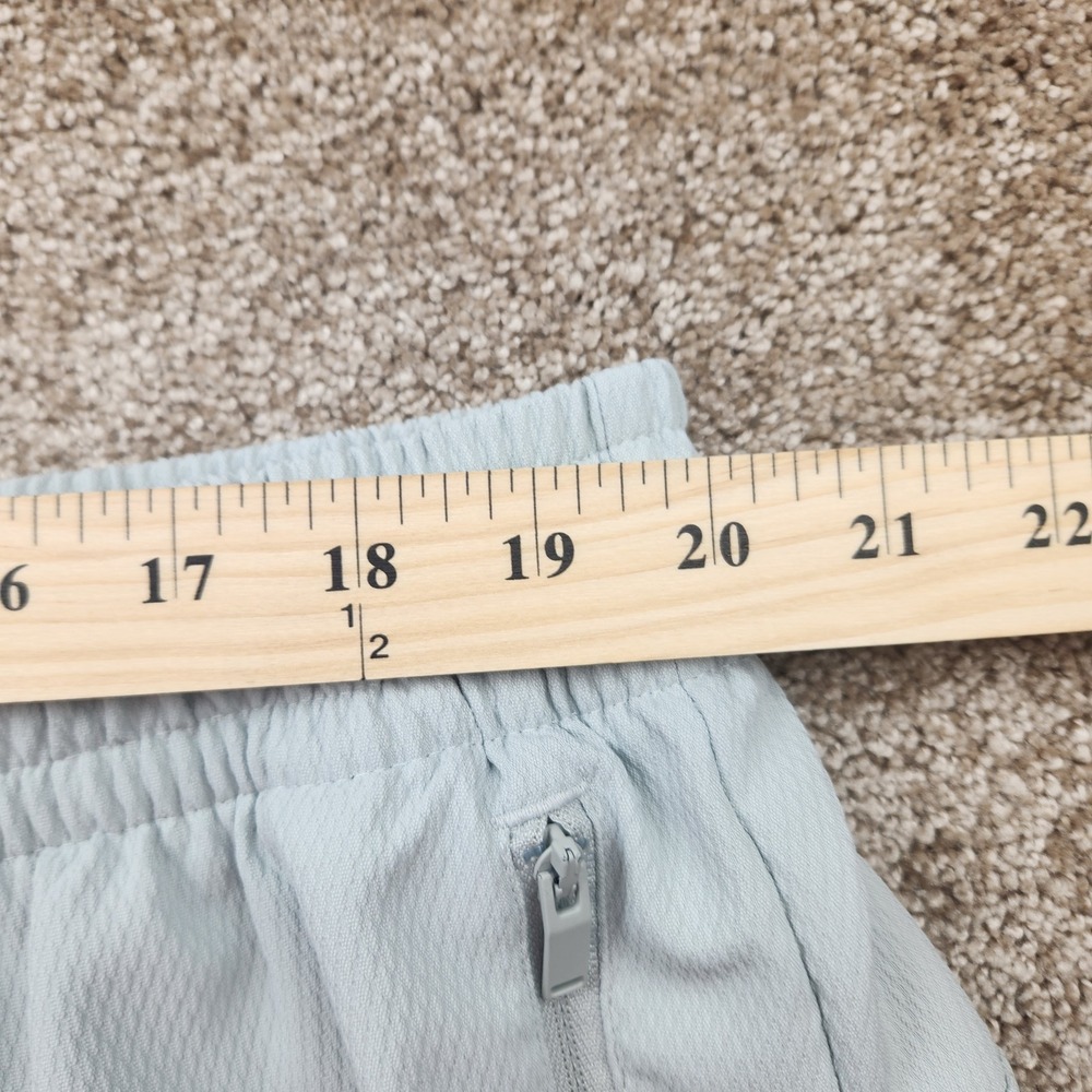 Adidas Basketball Men 3XL Light Blue Mesh Jogger Pants Athletic Sweatpants Zip - Picture 5 of 7